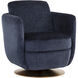 Gilley Bergen Navy Swivel Lounge Chair, Swivel